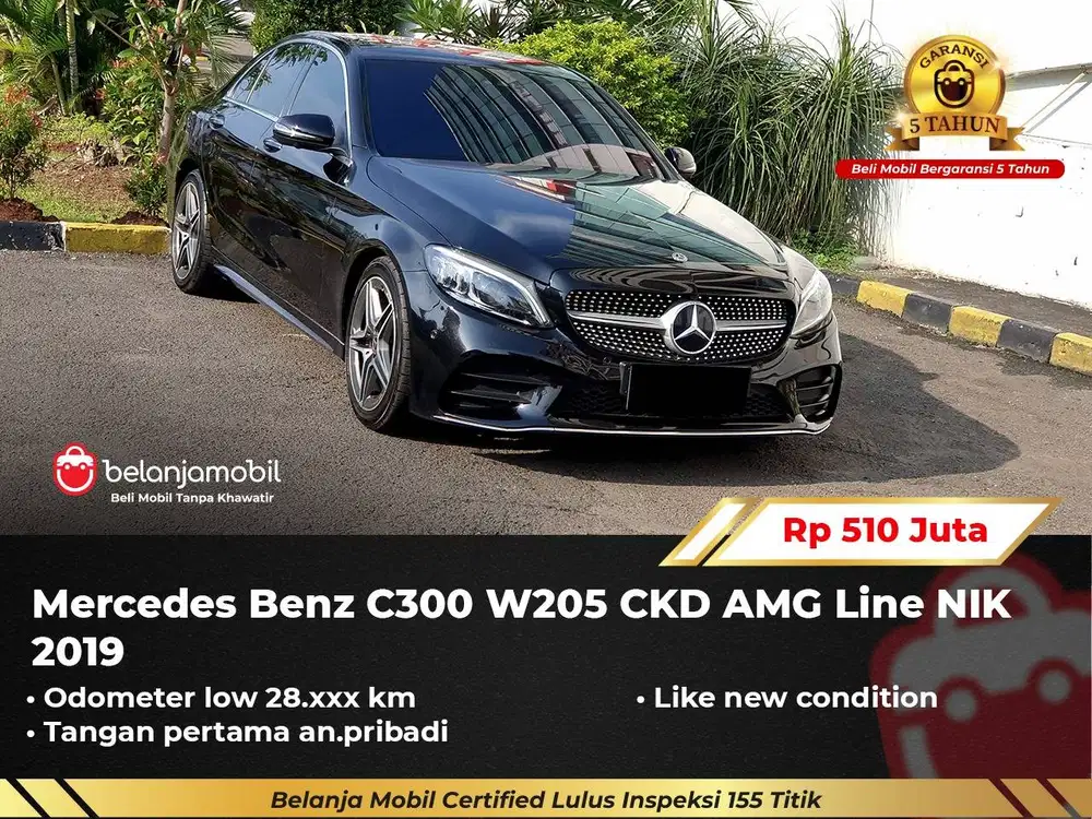 [ GARANSI 5TH ] Mercedes Benz Mercy C300 C 300 W205 AMG 2019/2020