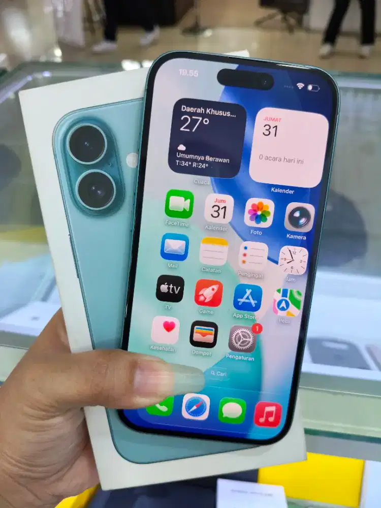 Iphone 16 128GB Bekas Garansi sampai September 2026