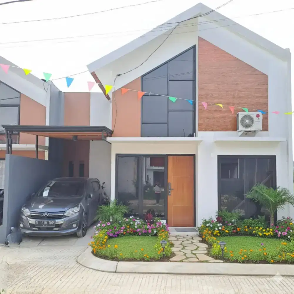 Rumahmurah di Depok. Dekat jalan raya dan stasiun Depok .