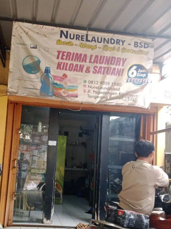 TAKE OVER LAUNDRY DIJUAL LAUNDRY di PAGEDANGAN, BSD TANGERANG