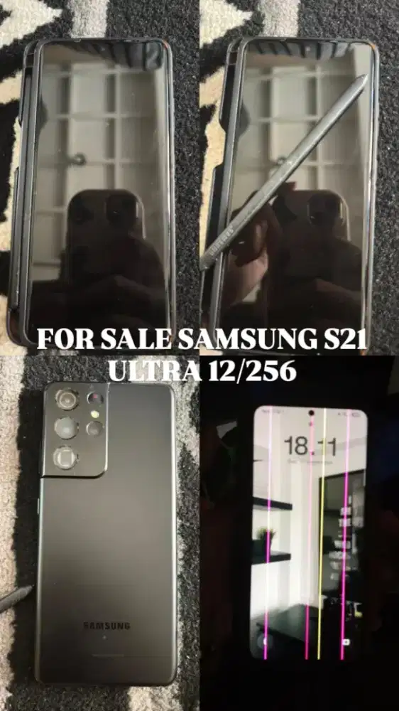 SAMSUNG S21 ULTRA RAM 12GB ROM 256 SEIN