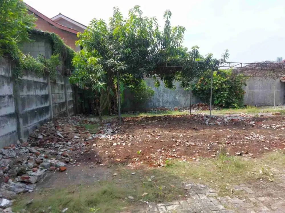 Dijual tanah zona kuning hunian di pinggir jalan raya Kedaung Barat Tangerang