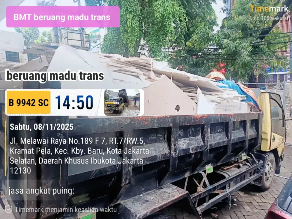 Jasa buang puing murah