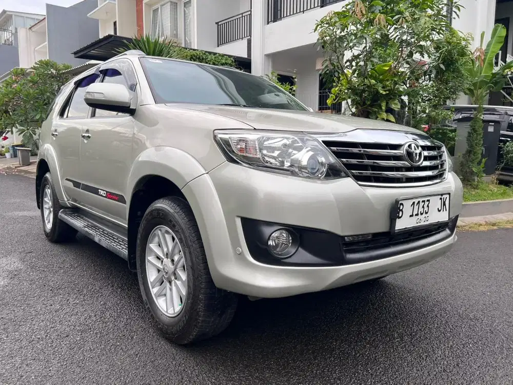 Toyota Fortuner 2.7 G Bensin Pakaian Pribadi Jual Cash