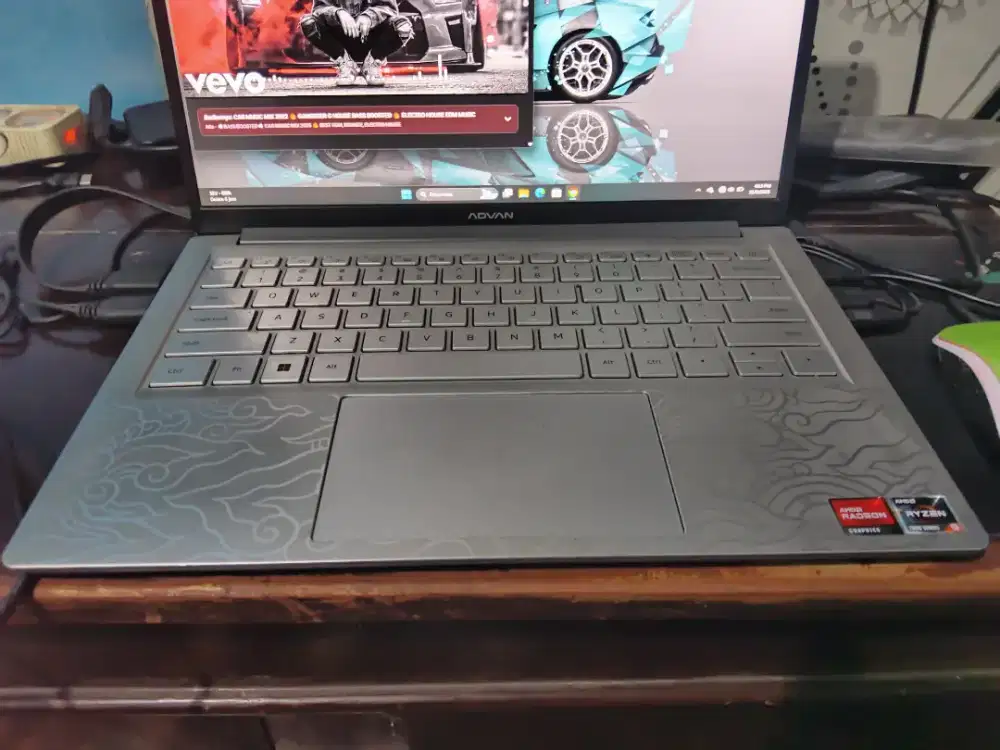 Laptop advan heritage Ram 16GB SSD 512GB