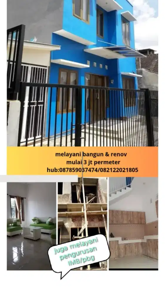 Jasa kontraktor  & imb/pbg