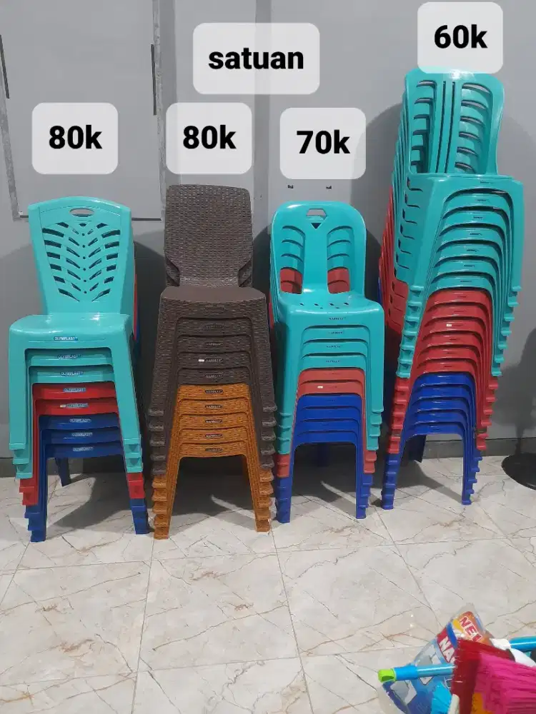 Kursi kursi Plastik