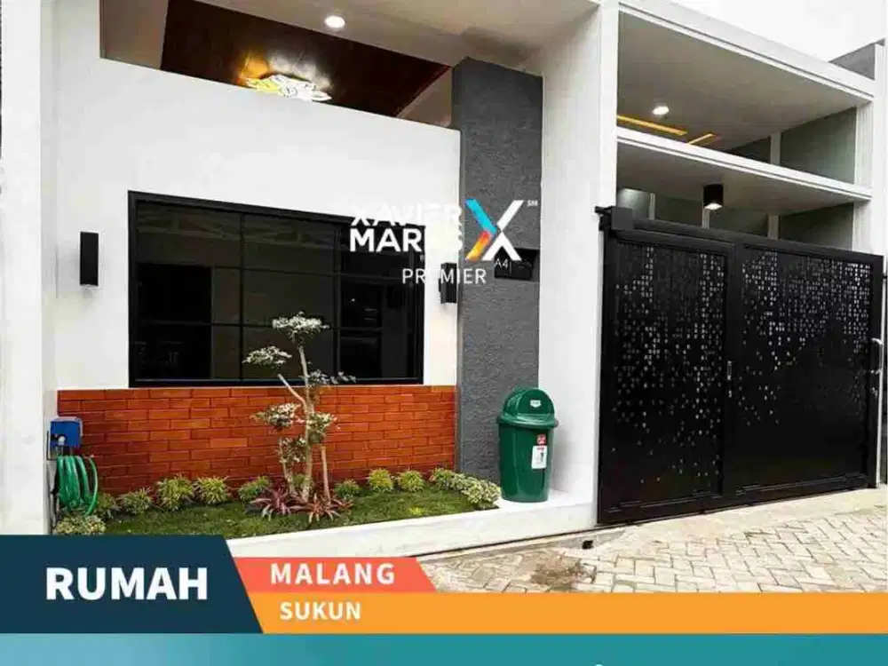 Dijual Rumah Modern Baru Gress Full Furnish + Elektronik di Sukun, Malang