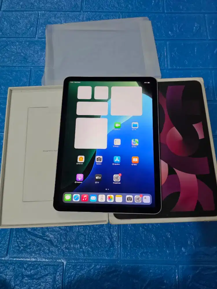 Ipad Air 5 64gb Pink IBox Wifi Onli Lengkap Normal