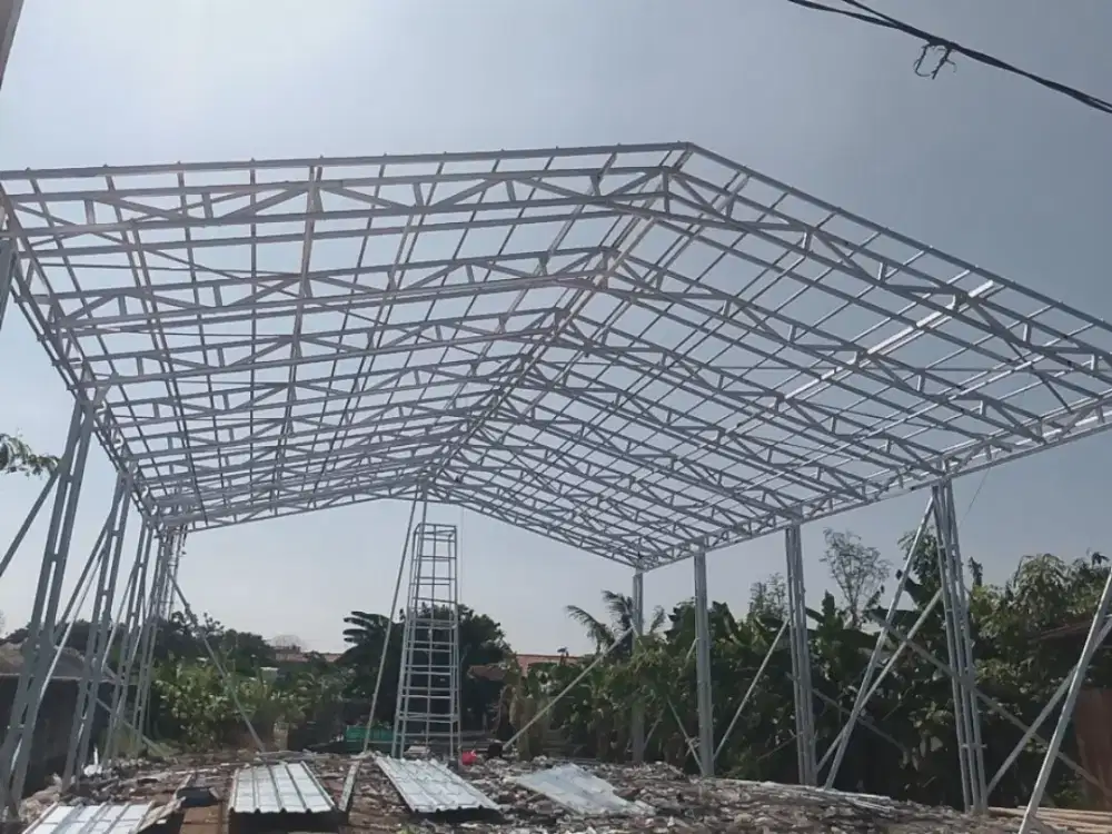Pemasangan gudang baja ringan wilayah balin dan sejabodetabek