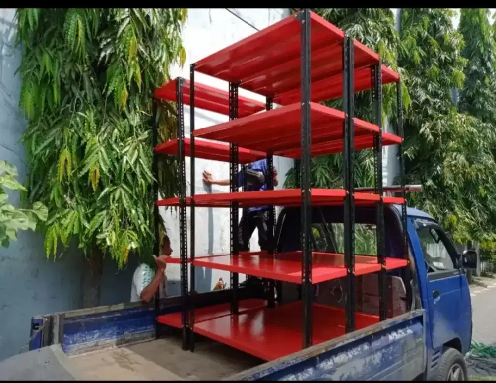 Rak besi siku lubang ful besi