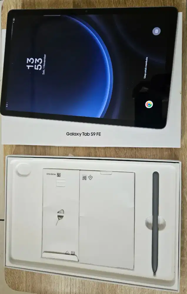 Samsung Tab S9 FE Fullset like new
