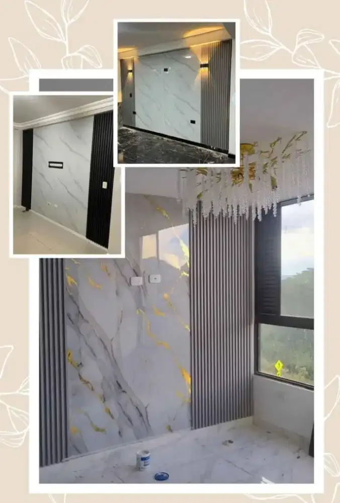 Walpanel & uv marmer terpasang