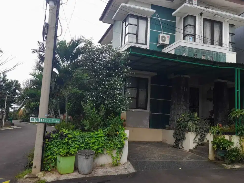RUMAH DIJUAL SIAP HUNI DALAM KOMPLEK GREEN LOVINA CINERE
