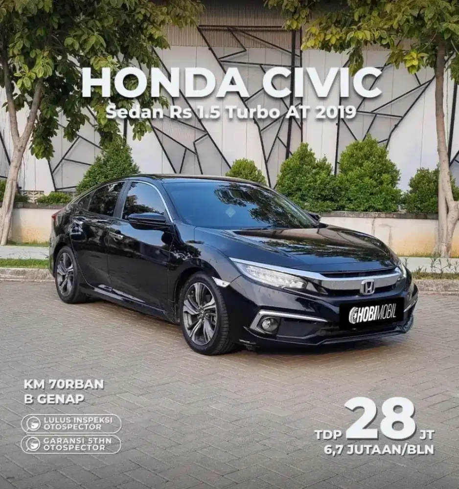 Civic Sedan Rs 1.5 Turbo AT Thn 2019