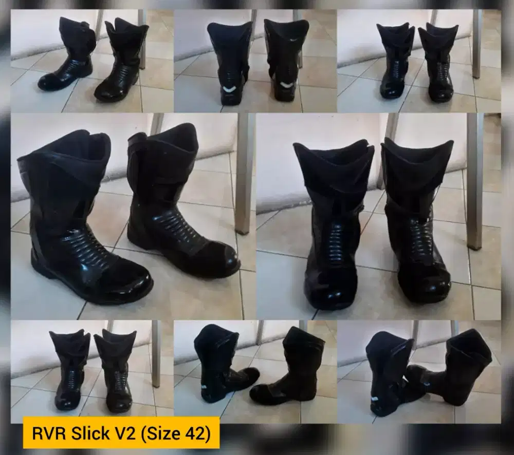 SEPATU TOURING RVR SLICK V2 MULUSS