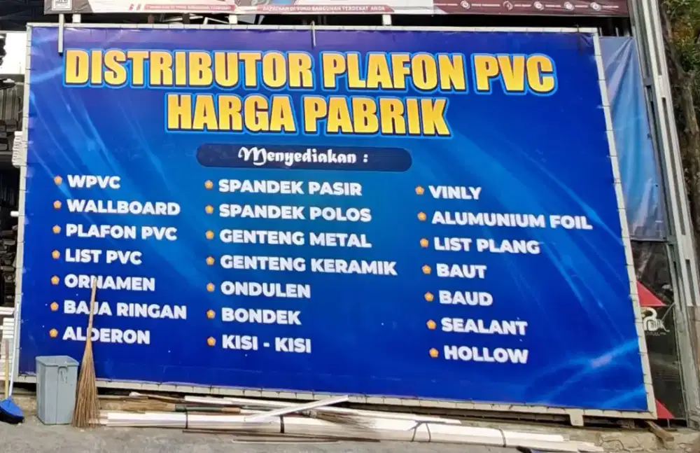 Plafon pvc glossy dan doff
