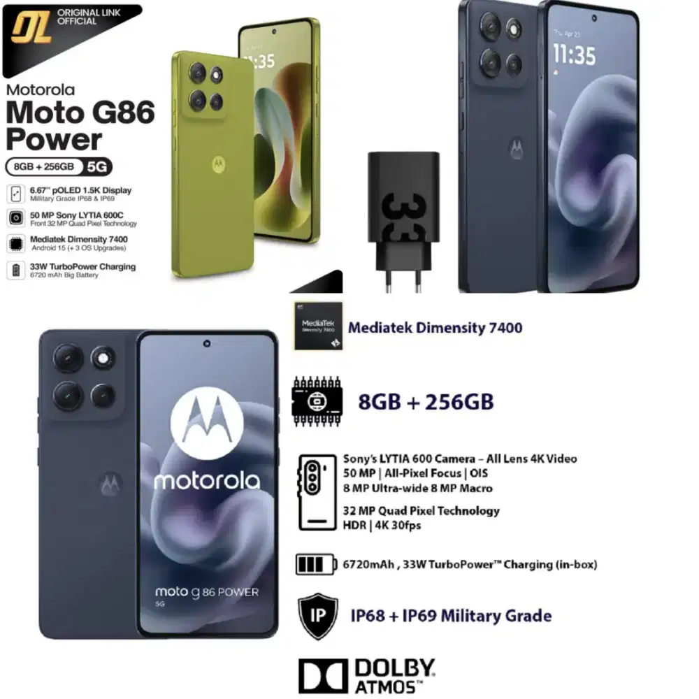 Motorola G86 power 5G (8+8 /256)