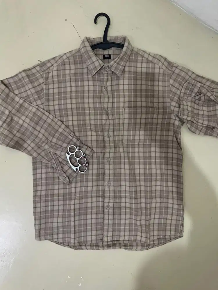 Kemeja Flannel Uniqlo