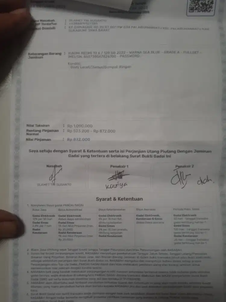 Jual hp redmi 10 2022