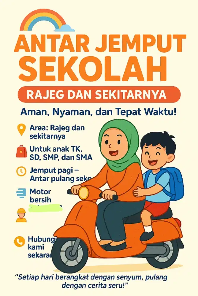 Jasa antar jemput sekolah