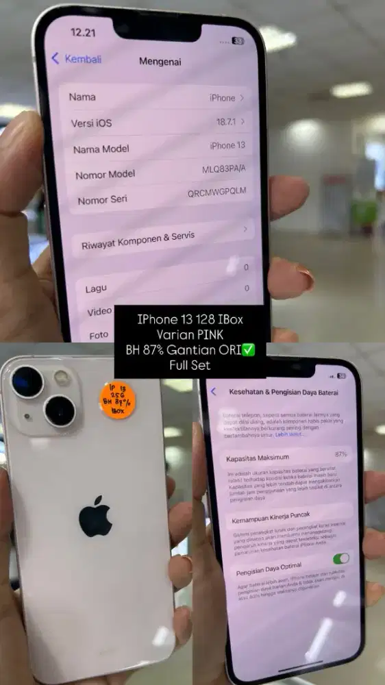 Iphone 13/128 ibox pink