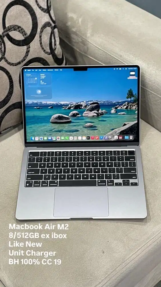 Macbook Air M2 13.6inch 8/512GB Gray ex iBox Like New
