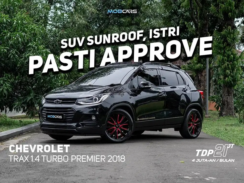 FREE BBM FULL TANK CHEVROLET TRAX TURBO PREMIER LTZ AT 2018