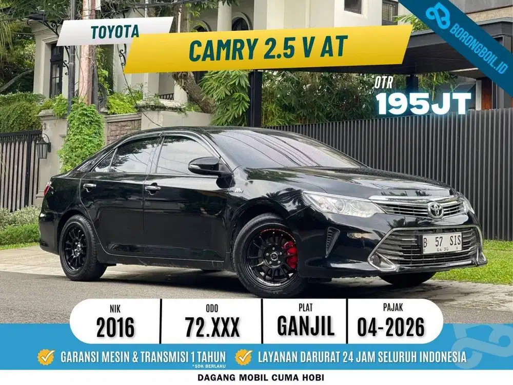 CAMRY 2.5 V AT 2016 SIAP PAKAI