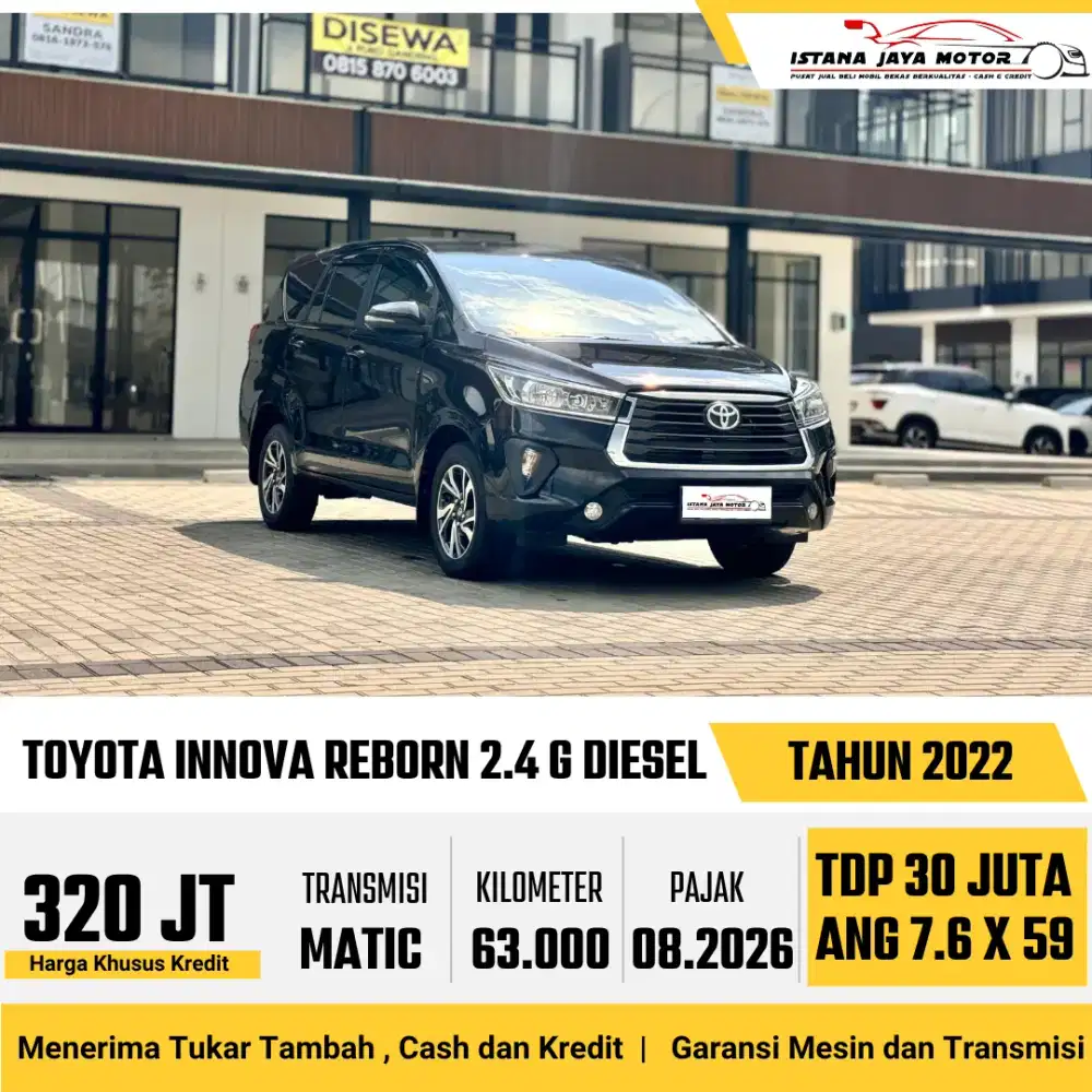 TOYOTA INNOVA 2.4 G AT 2022