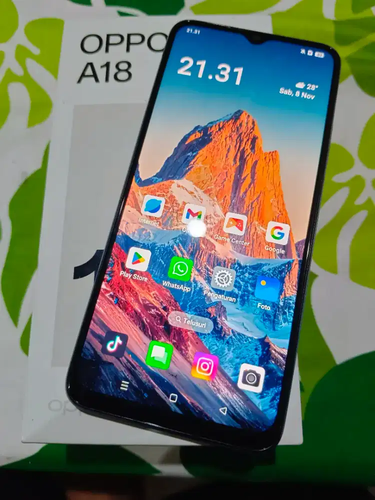 OPPO A18 128GB BLUE CILLA MULUS