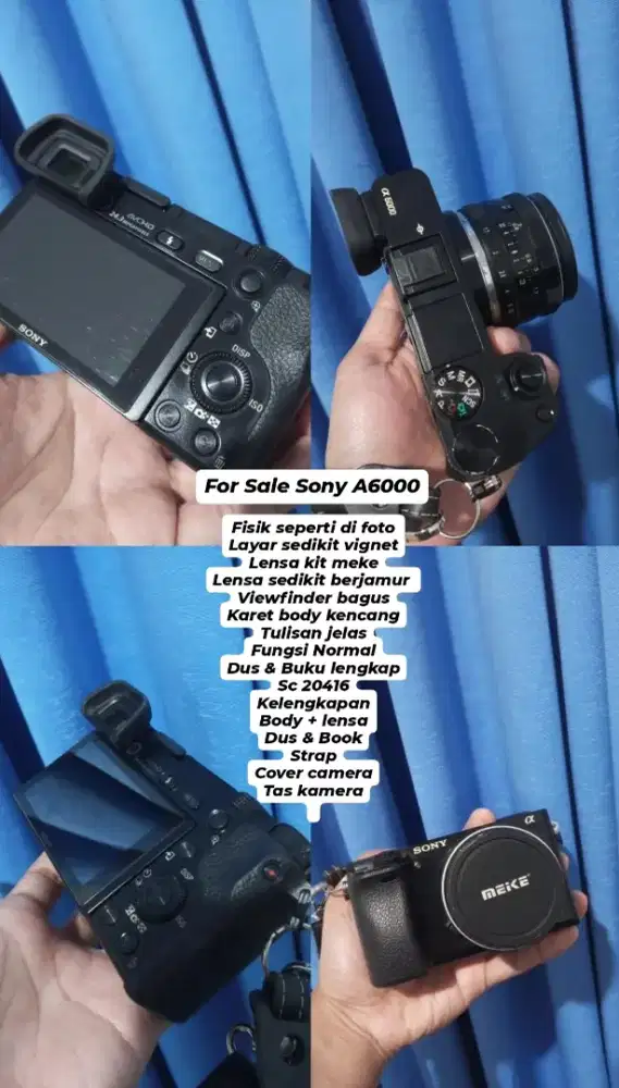 Jual Kamera Sony a6000