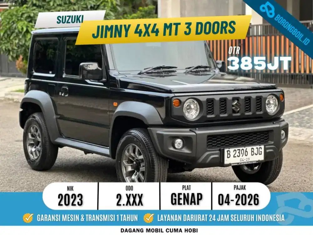 Suzuki Jimny 4x4 MT 2023 3 Doors Hitam Metalik