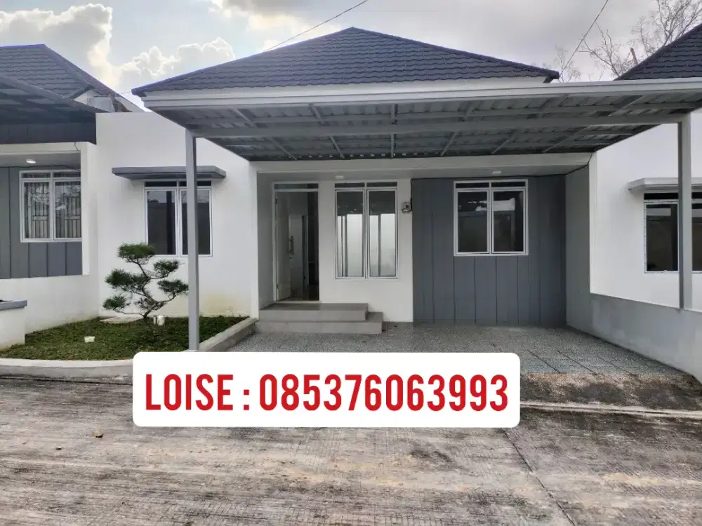 Rumah Baru Ready Siap Huni jl.Arifin Ahmad