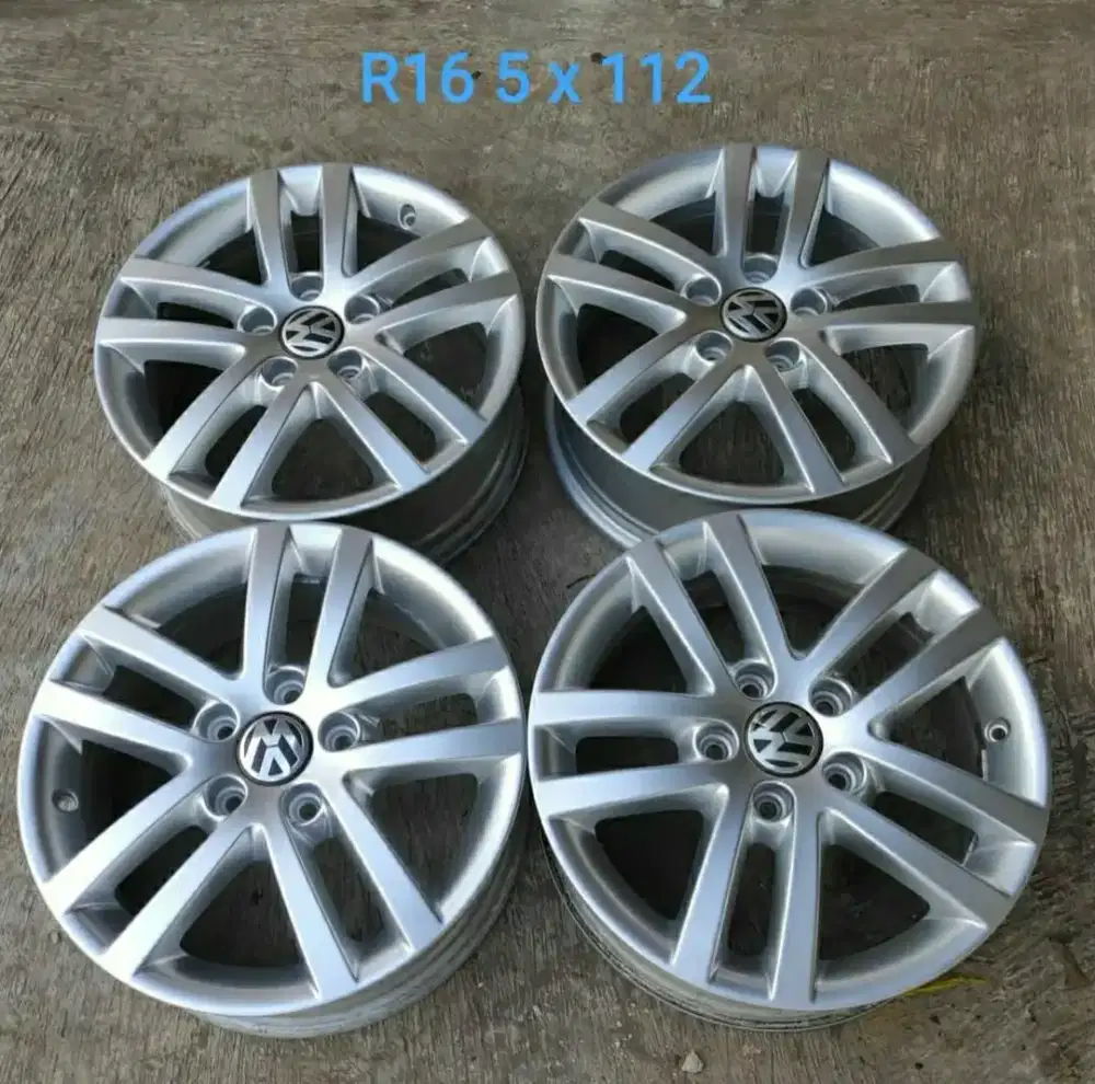Oem VW GOLF R16 pcd 5 x 112 lebar 6,5 offset 50