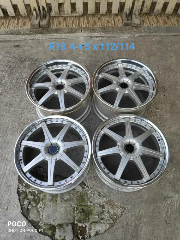 INTENSIVE HUNK R18 pcd 4 + 5 x 112/114 lebar 8 + 10 offset 38