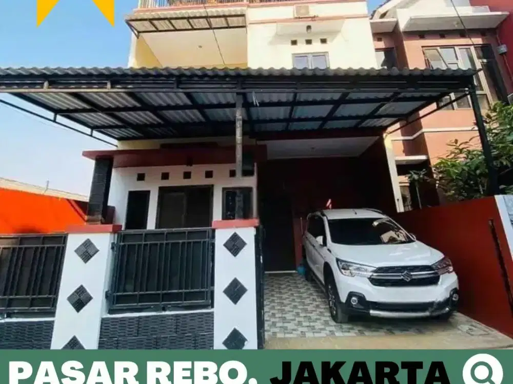 Rumah dijual Murah 3 Lt. Kalisari, Pasar Rebo, Jakarta Timur dekat RS Harapan Bunda