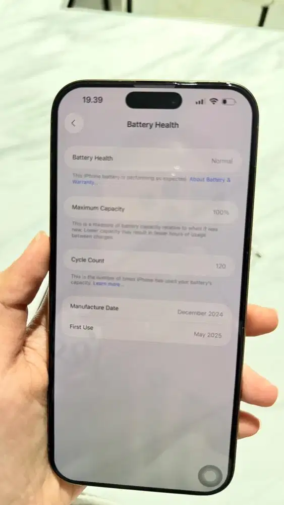 Dijual Iphone 16 Promax Dessert Gold