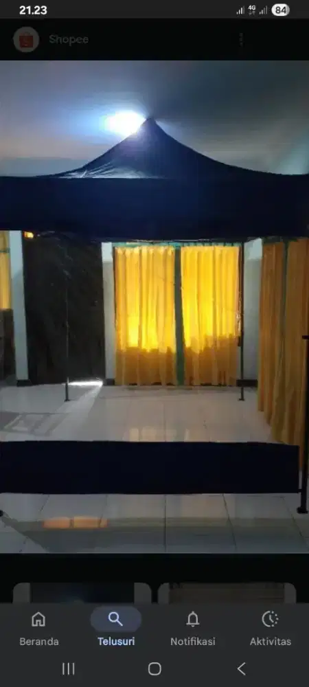 Tenda 2,5 m × 2,5m  kain orchid