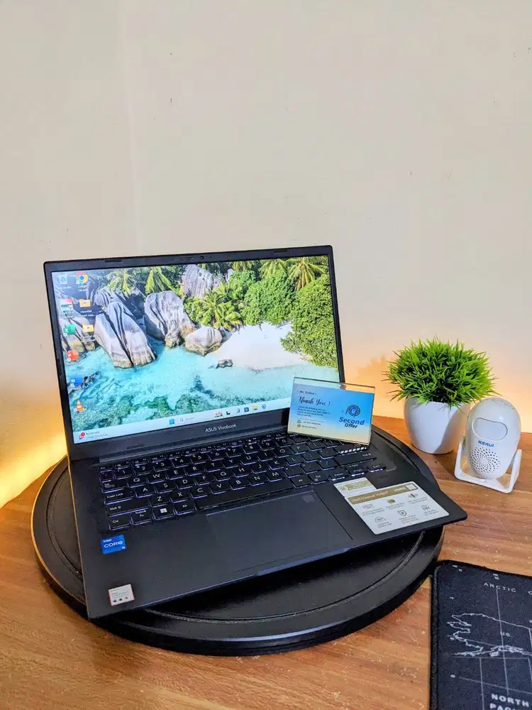 Fullset Garansi Resmi Asus VivoBook GO Intel core i5 RAM 8GB SSD 512