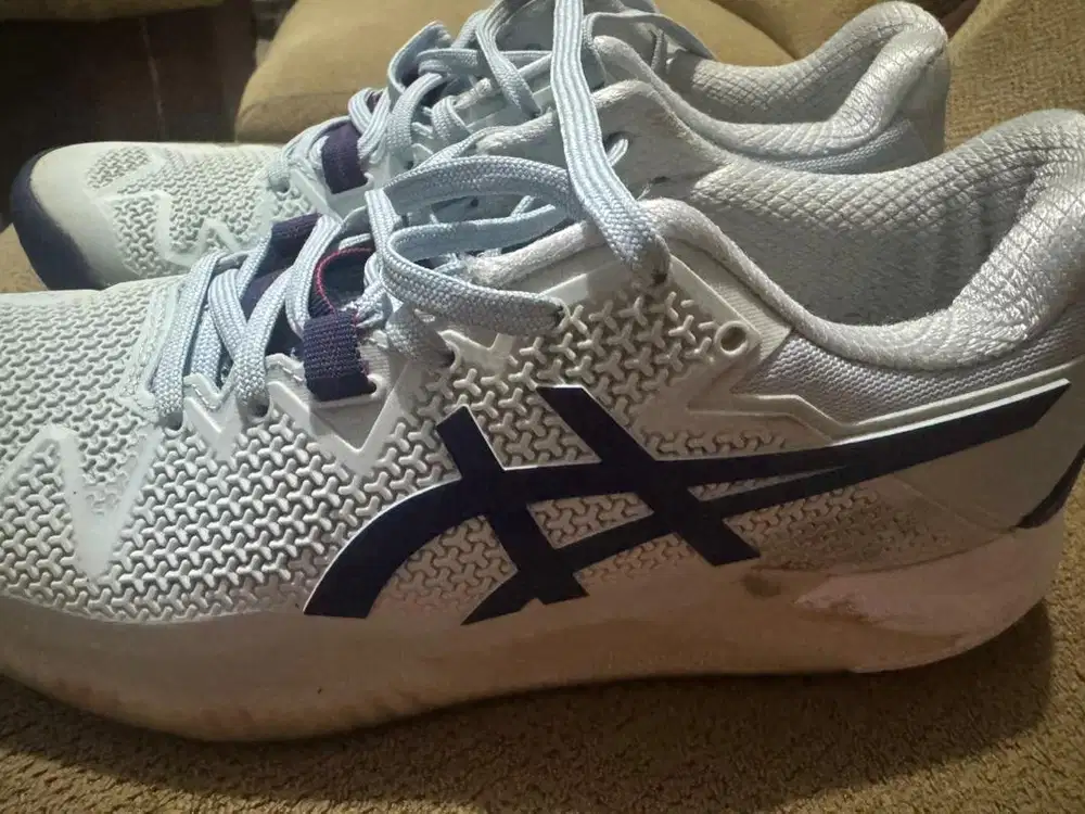 Asics GEL-RESOLUTION 8 Women's Tennis Shoes - Blue