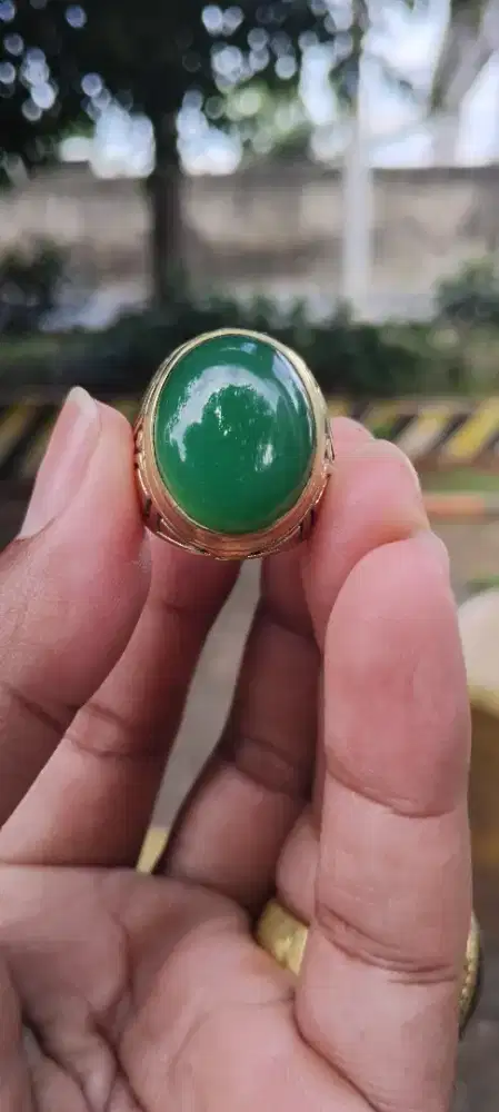 Akik ijo botol calsedon