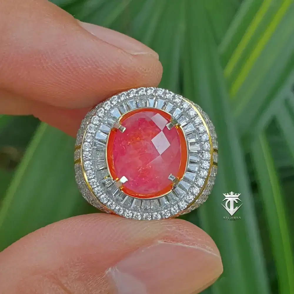 Batu Permata Natural Pink Spinel Burma Myanmar 5.47 Ct NTE CGL Memo