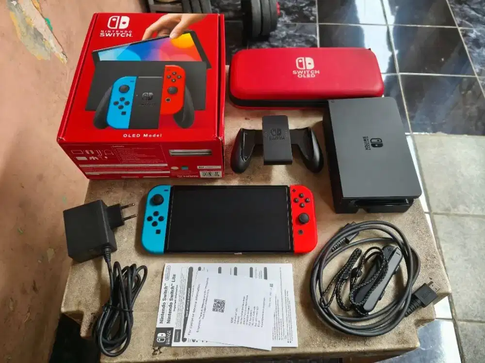 Nintendo switch OLED fullshet no minus pemakaian sendiri