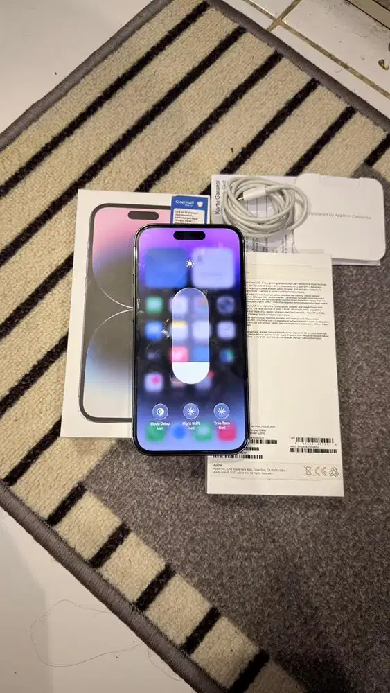 Dijual Iphone 14 Pro 128GB Deep Purple Resmi Ibox Lengkap