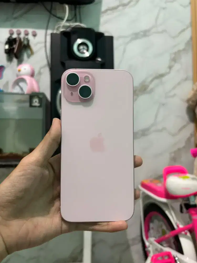 iPhone 15 plus iBox pemakaian 4 bulan garansi panjang Hb 100
