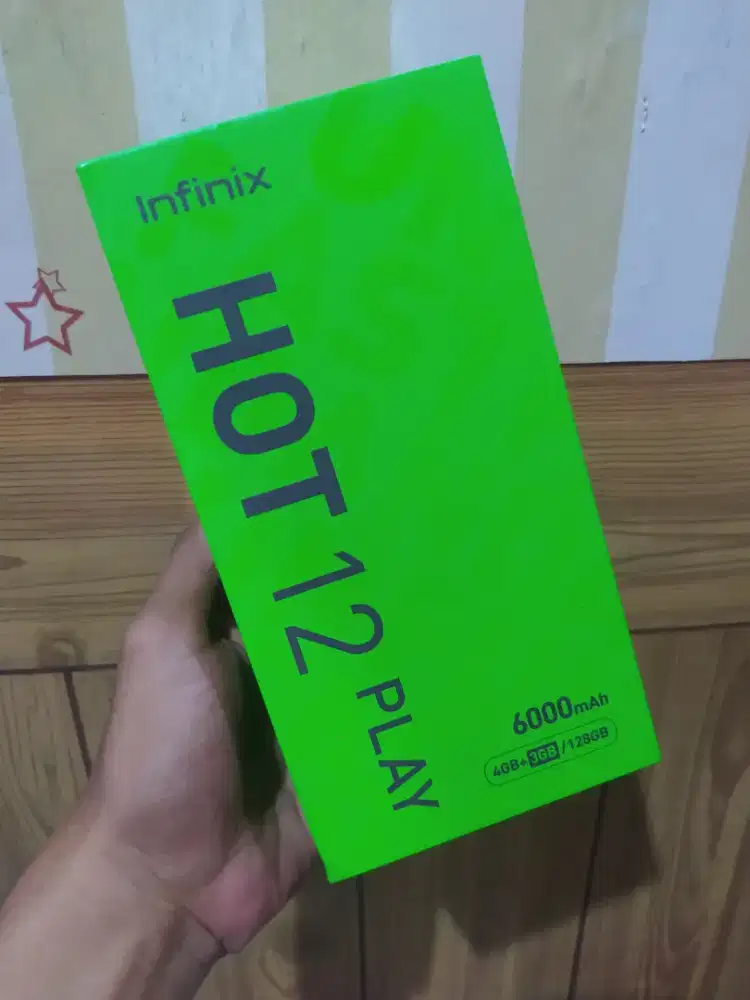 Infinix hot 12 play 4+1/128 original resmi Indonesia