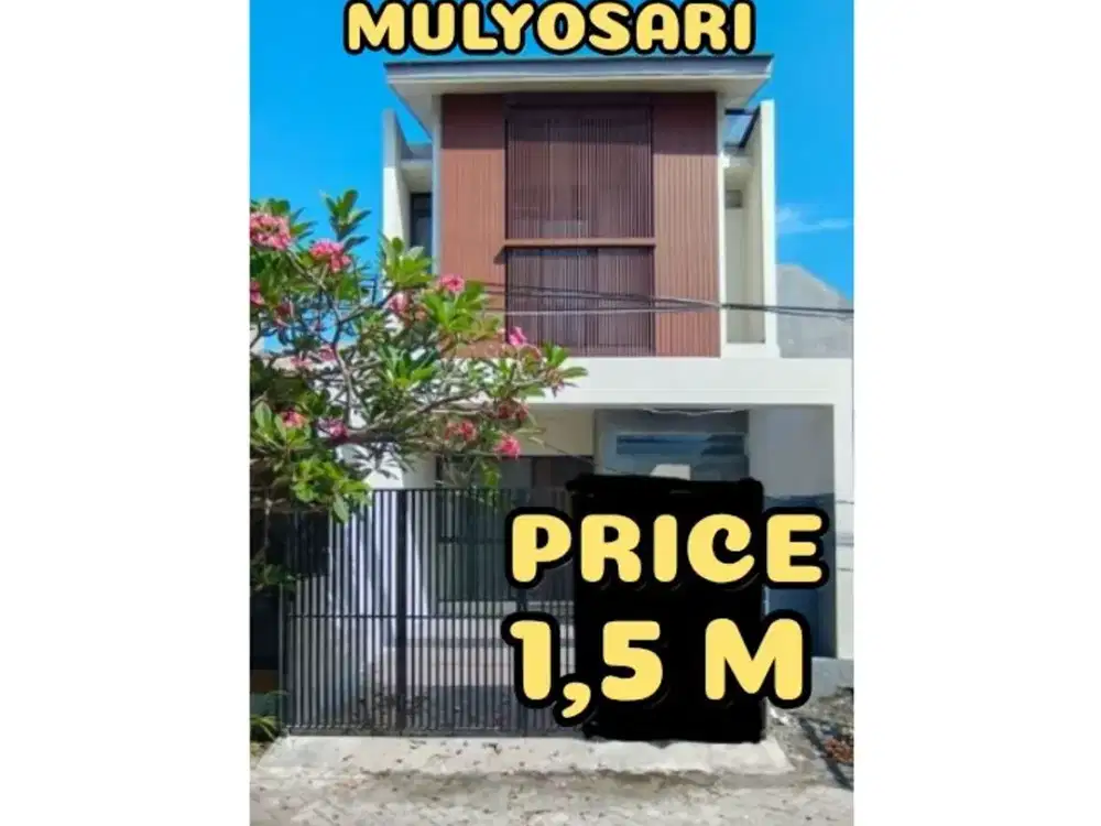 ‼️BARU GRESS‼️RUMAH CAKEP MULYOSARI TENGAH SUTOREJO SURABAYA TIMUR DEKAT GALAXY MALL, UNAIR, ITS, UWK