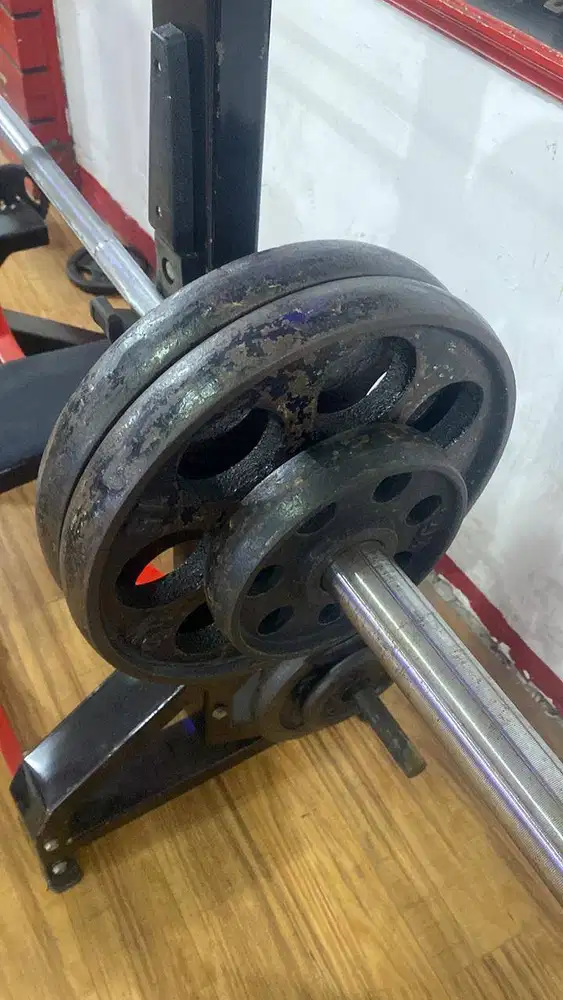 Barbel Piring Besi Gym (1 Pasang) Cocok buat latihan di rumah atau gym