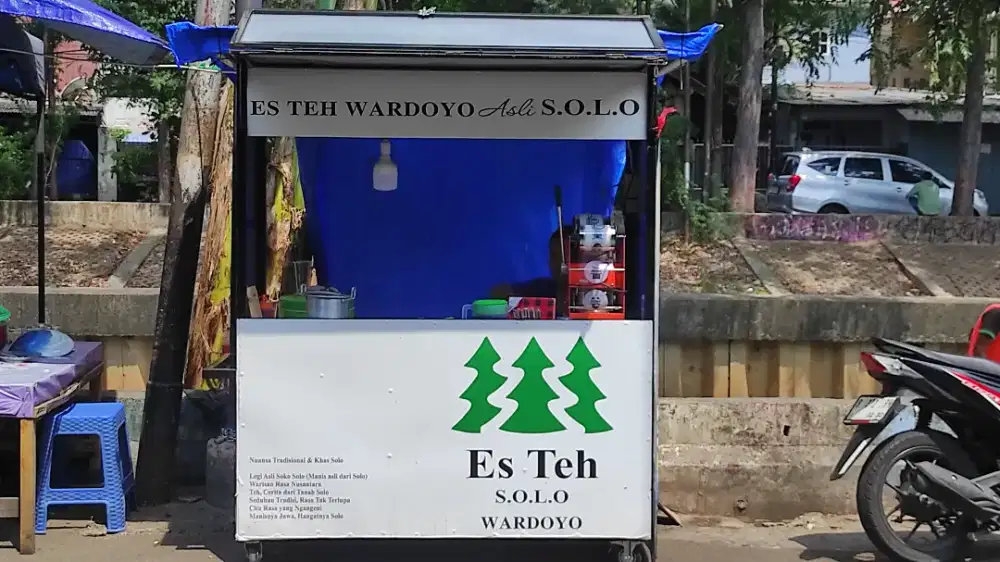 Booth container / Gerobak teh solo